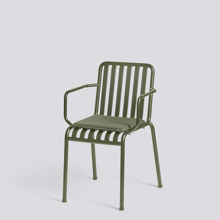HAY - Palissade Seat Cushion für Stuhl und Armlehnenstuhl, olive