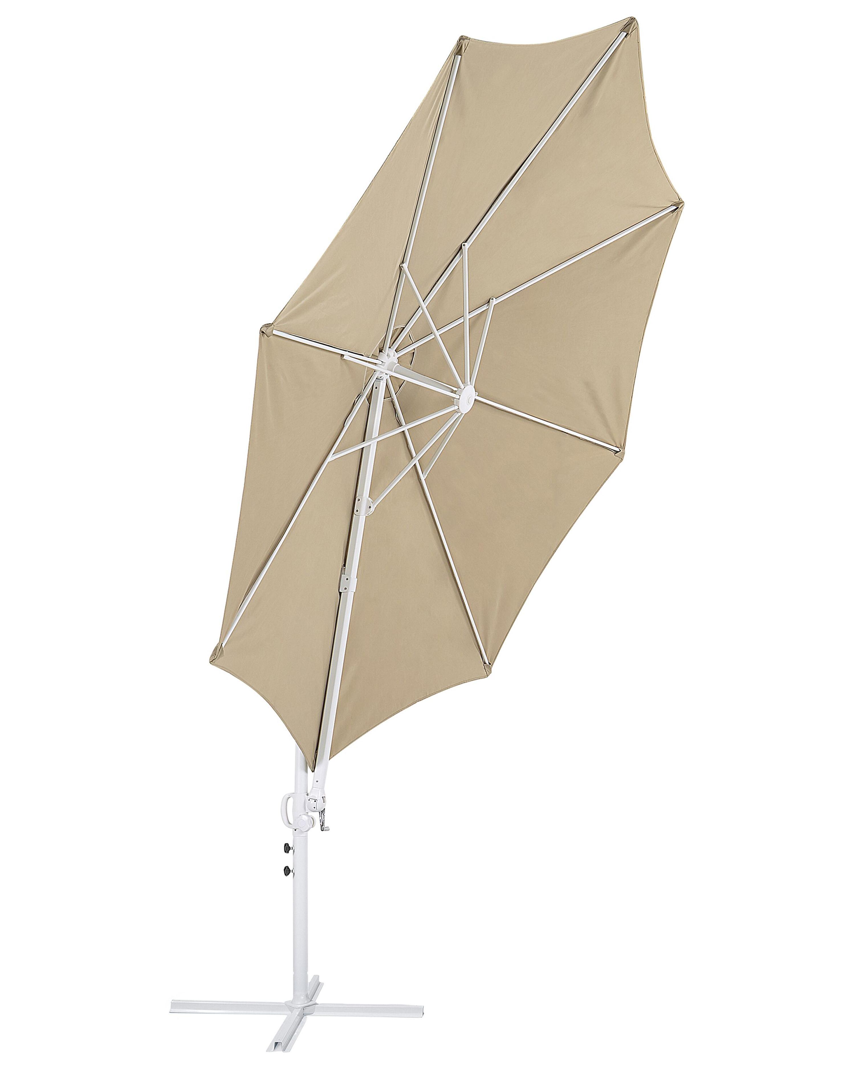 Zweefparasol 295 cm SAVONA II Taupe