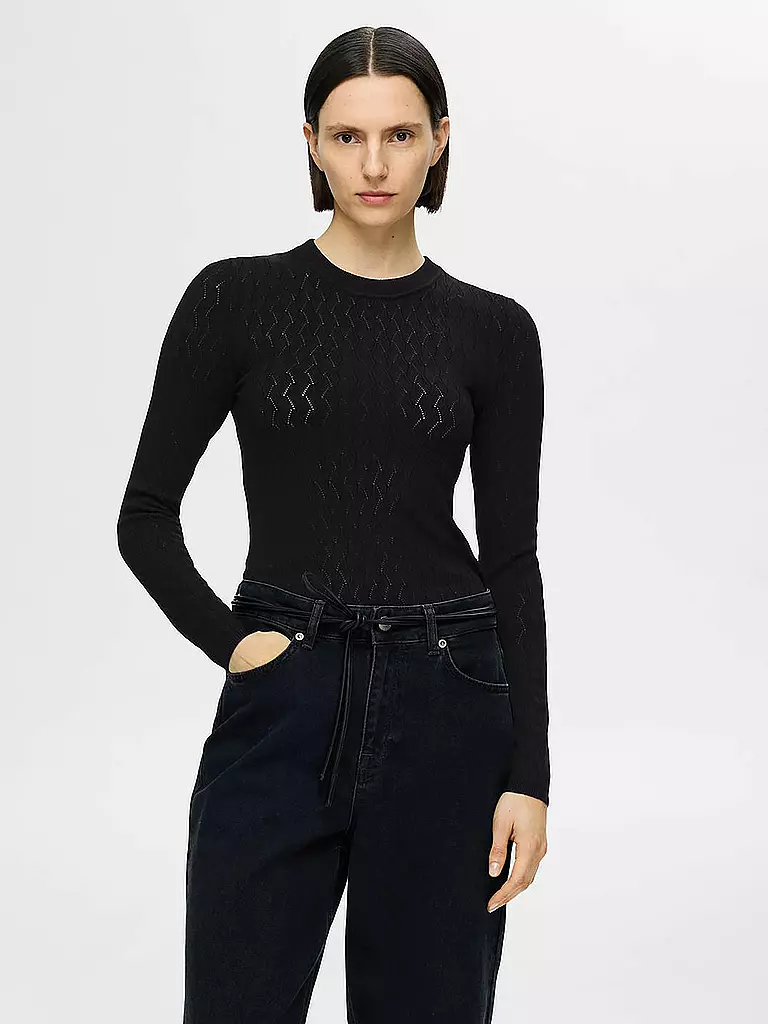 SELECTED FEMME Pullover SLFCABALA schwarz