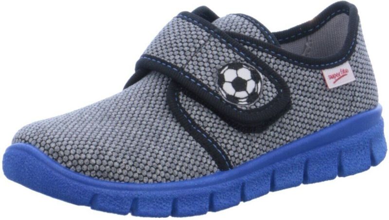 Superfit jongens bobby sloffen, Grijs Zwart 0700, 25 EU