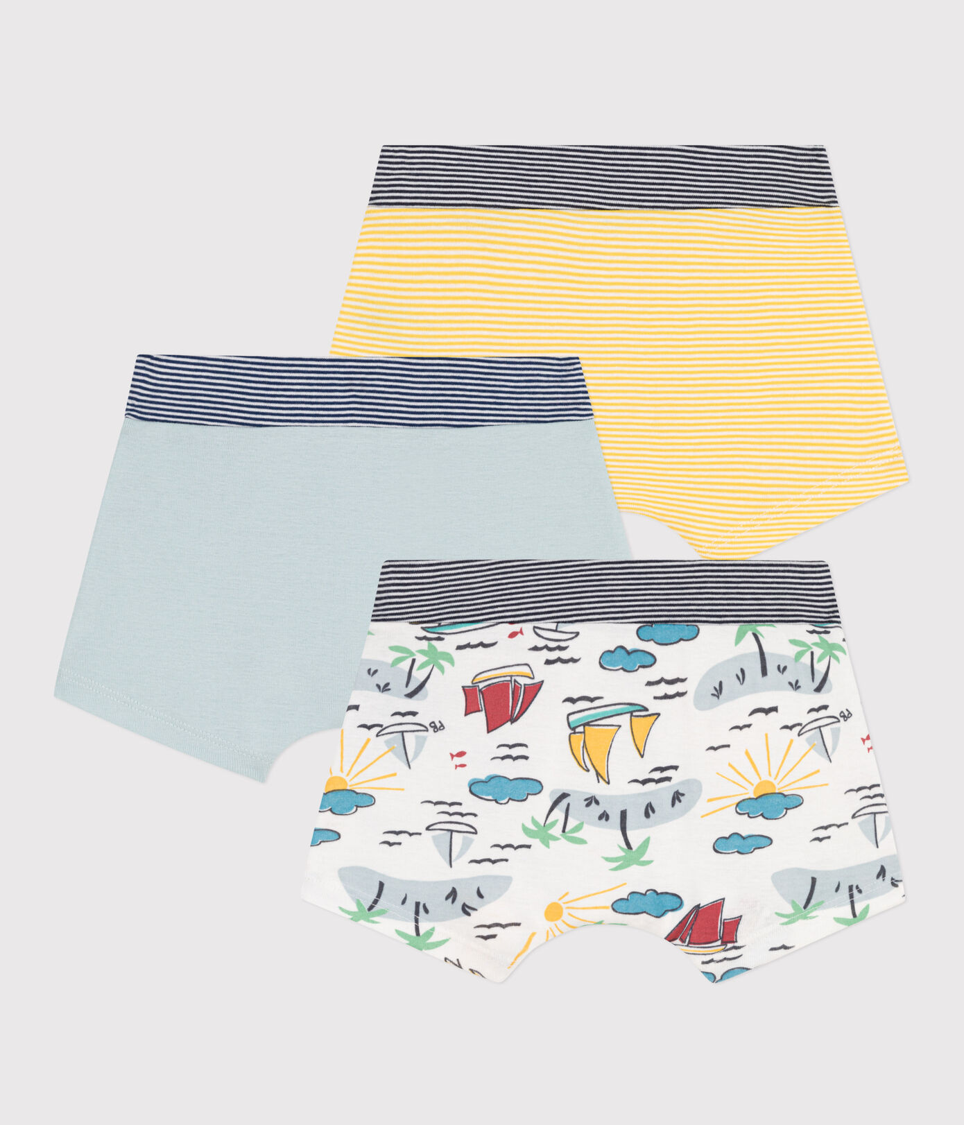 Lot de 3 boxers explorateur en coton petit garçon