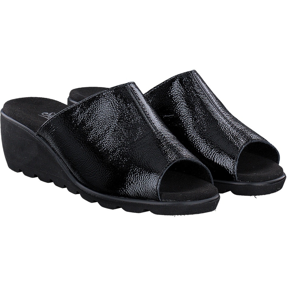 Semler Inka Pantoletten in Schwarz