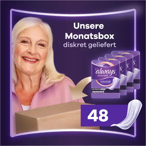 Discreet Inkontinenz Ultimate Nacht 8+4
