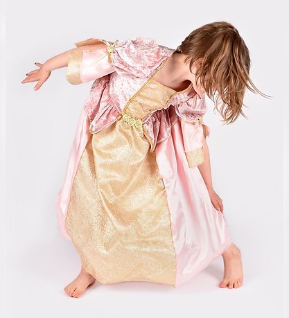 Den Goda Fen Udklædning - Prinsesse - Rosa/Guld