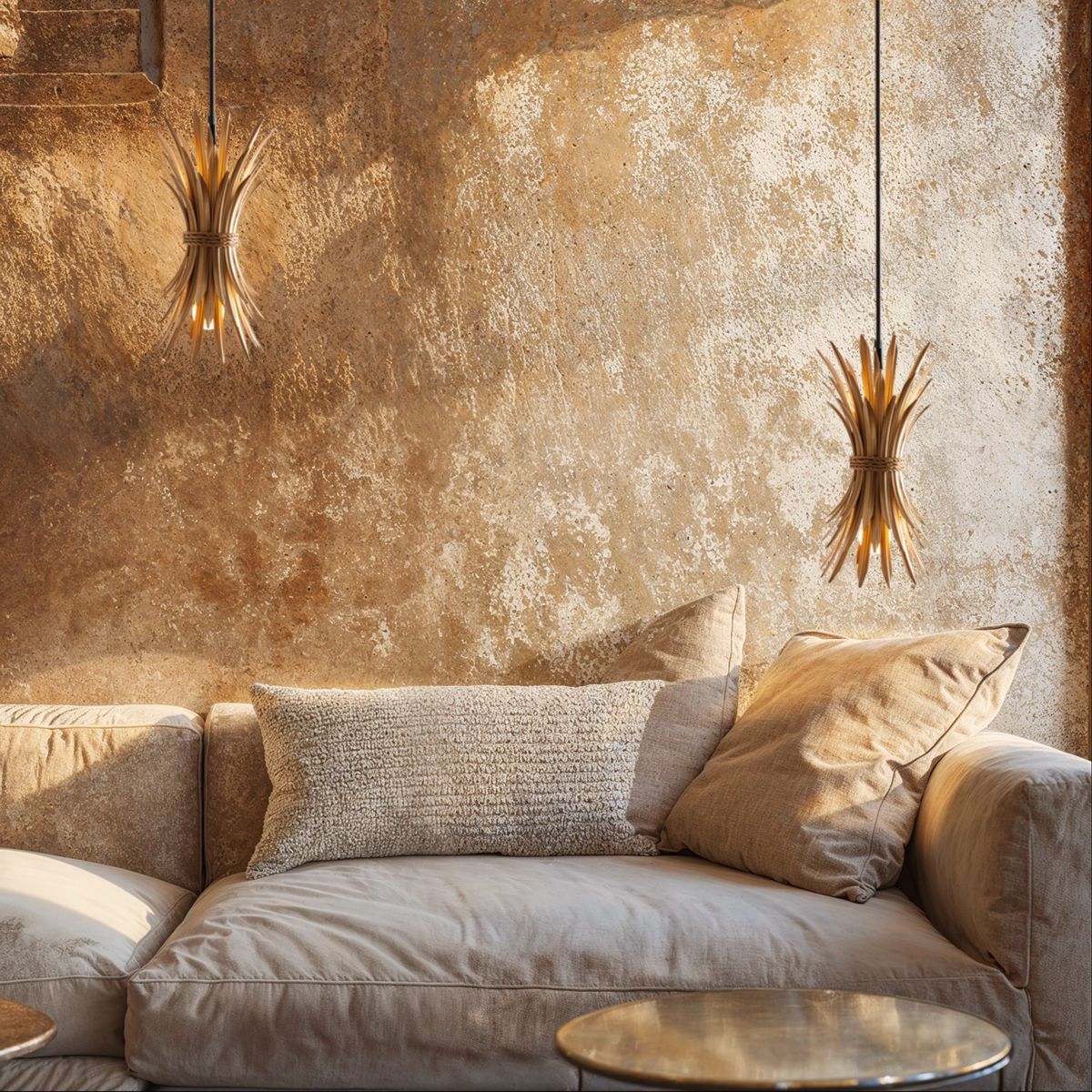Art Deco hanglamp goud met zwart - Wesley