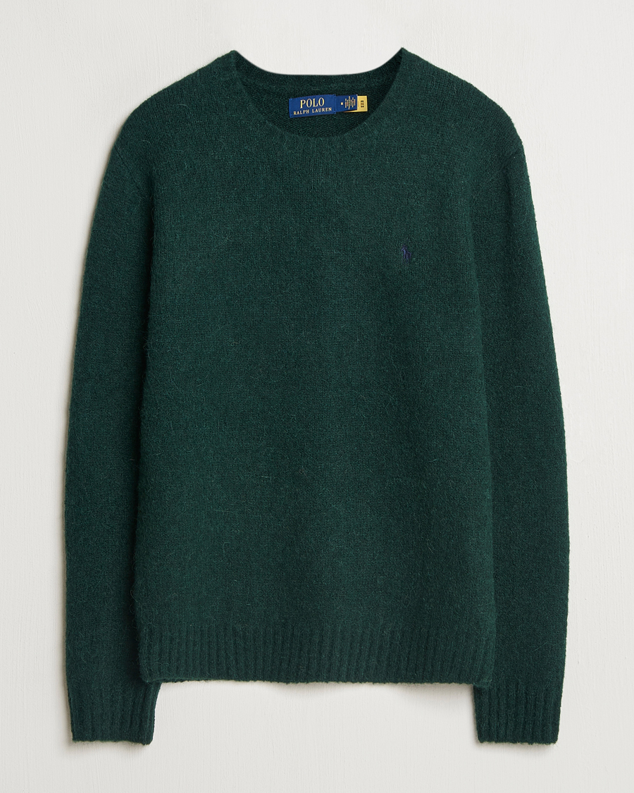 Polo Ralph Lauren Alpaca Crew Neck Sweater Moss Agate