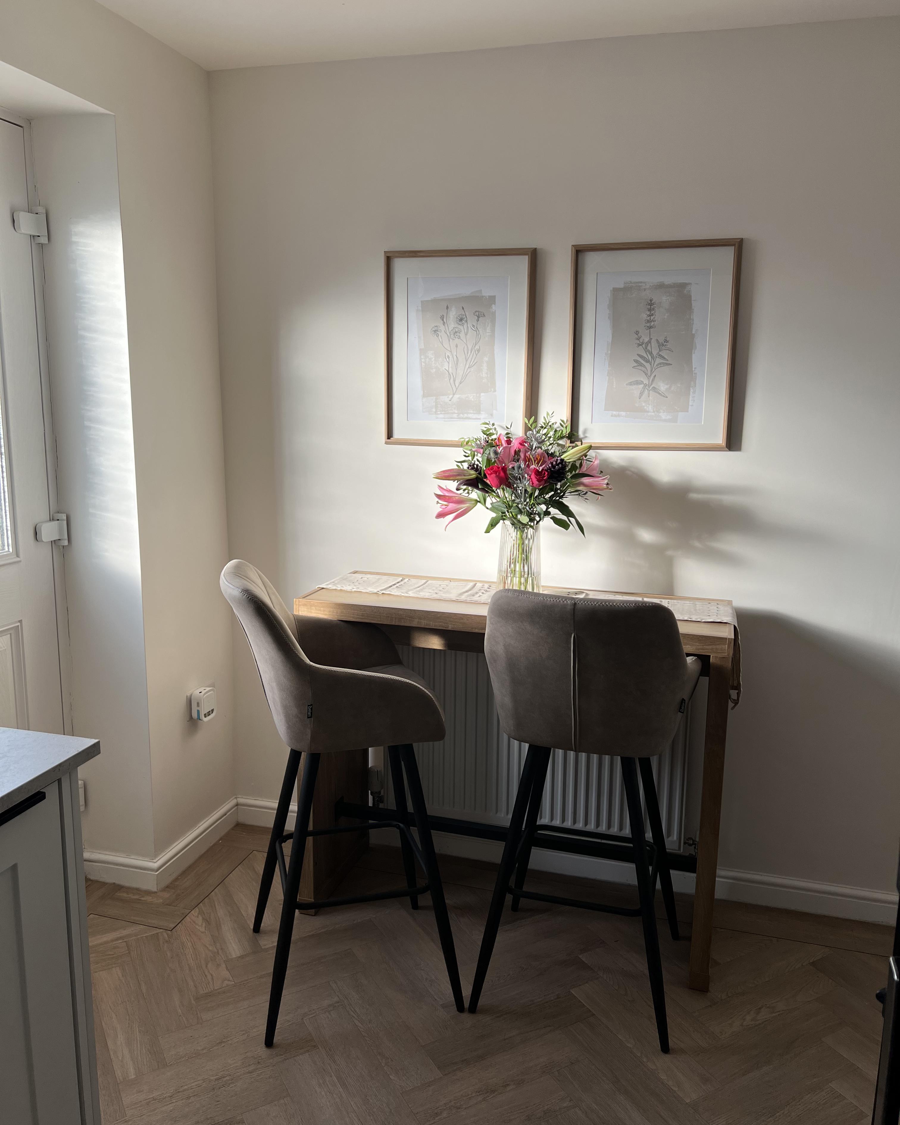 Set van 2 barstoelen DARIEN Beige