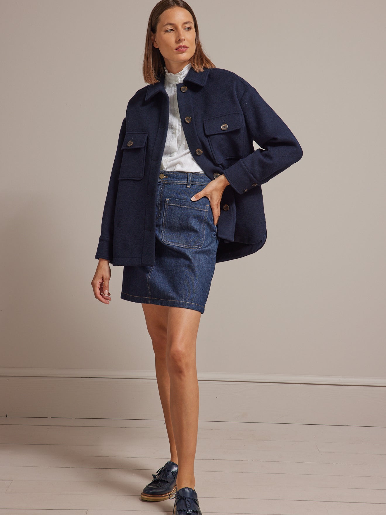 Veste en lainage femme