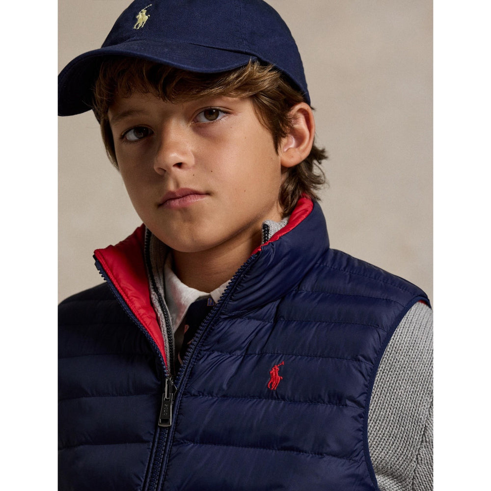 Køb Polo Ralph Lauren Newport Navy/Rl2000 Red Boy Vest