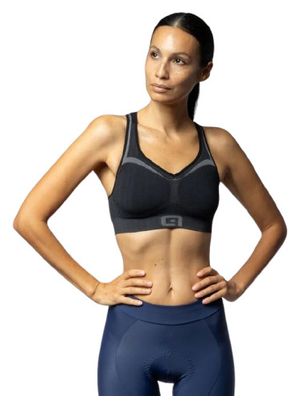 Brassière Femme Alé Intimo Noir Gris