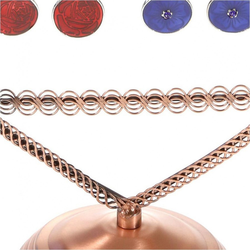 Porte bijoux porte boucle d'oreille amour (25 paires) Cuivre