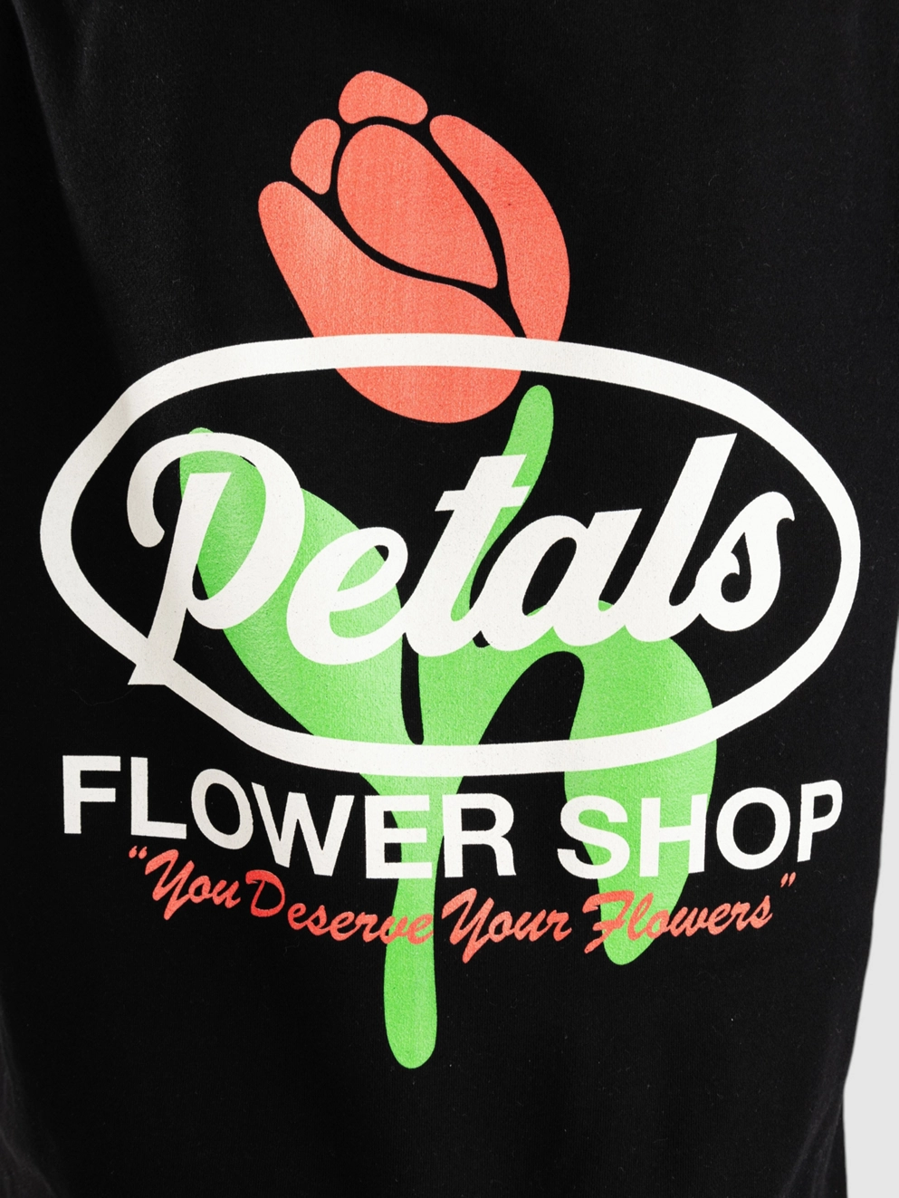Petals and Peacocks Flower Shop Hoodie black