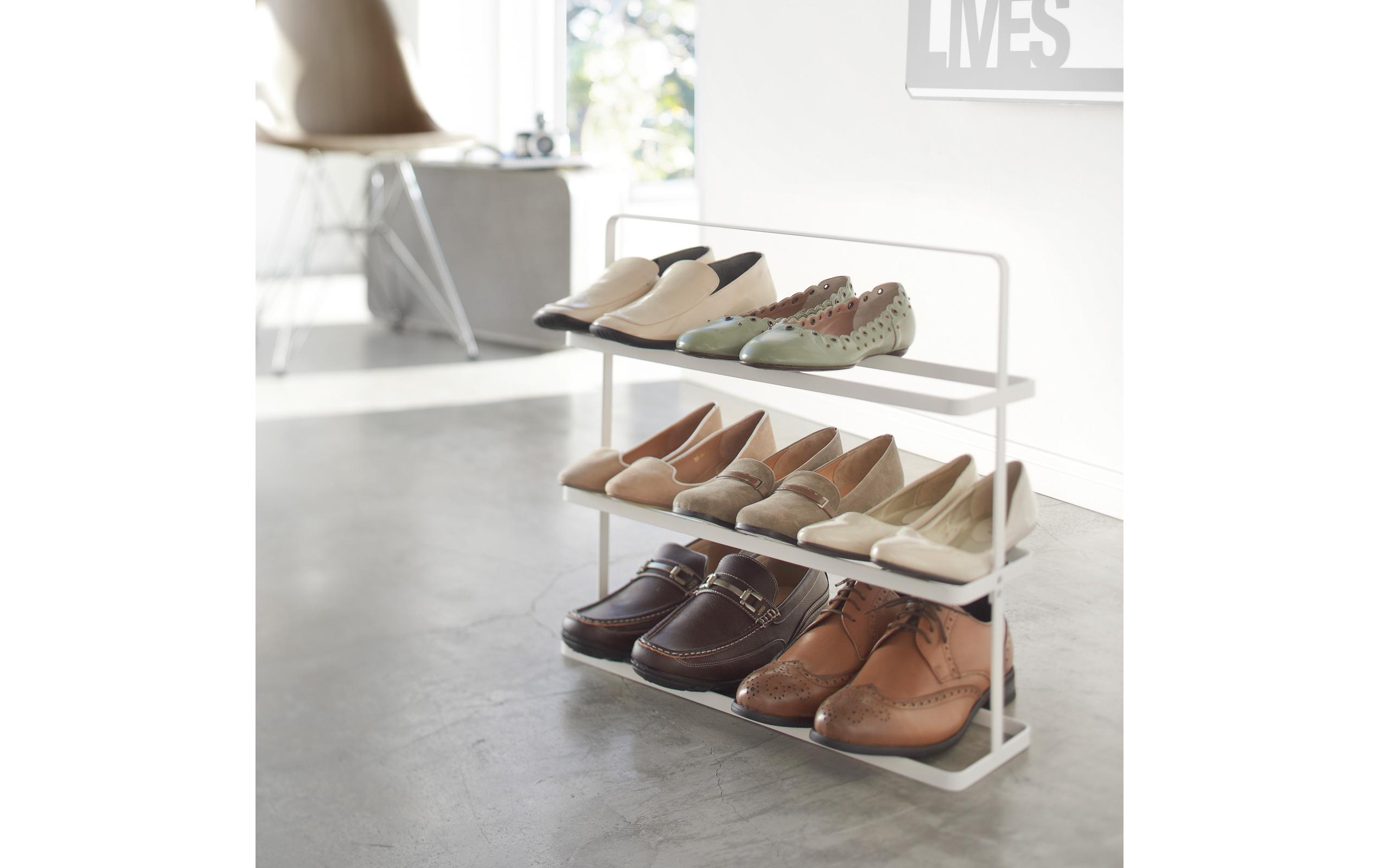 Schuhregal Tower 50 x 45.5 cm, WeissBreites Schuhregal