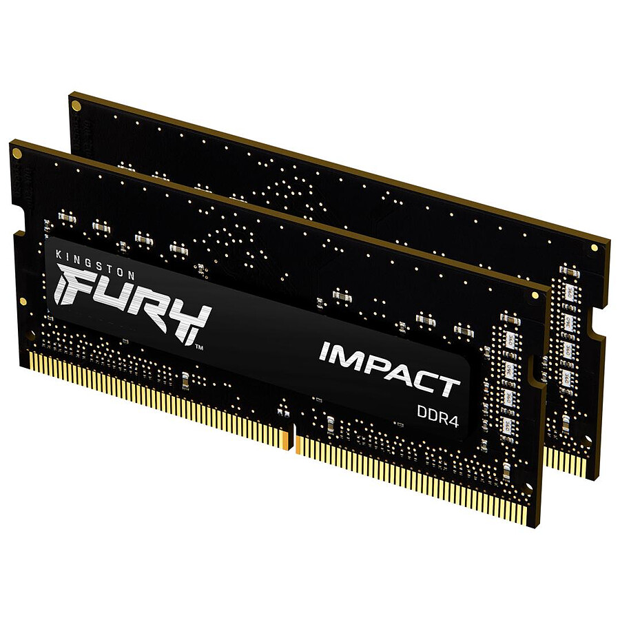 Kingston Fury Impact SO-DIMM - 2 x 8 Go (16 Go) - DDR4 3200 MHz - CL20