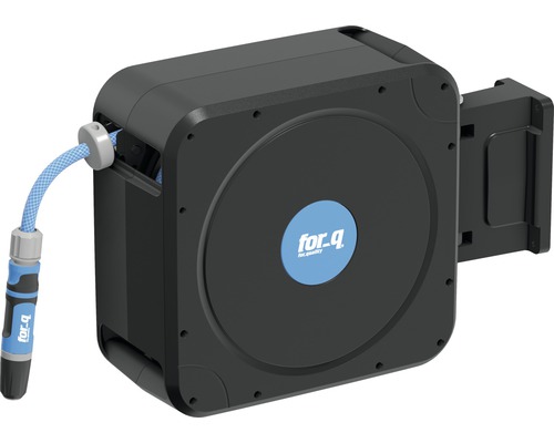 Wandslangbox voor_q FQ-WSB medium met automatische oprolfunctie inclusief 20m tuinslang 1/2