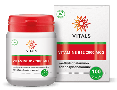 Vitals Vitamine B12 2000mcg 100 tabletten