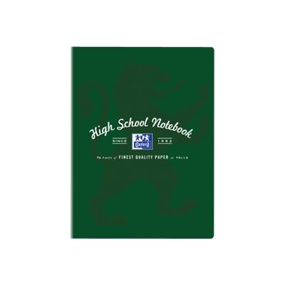 Oxford High School - Cahier 24 x 32 cm - 96 pages - grands carreaux (Seyes) - disponible dans différentes couleurs