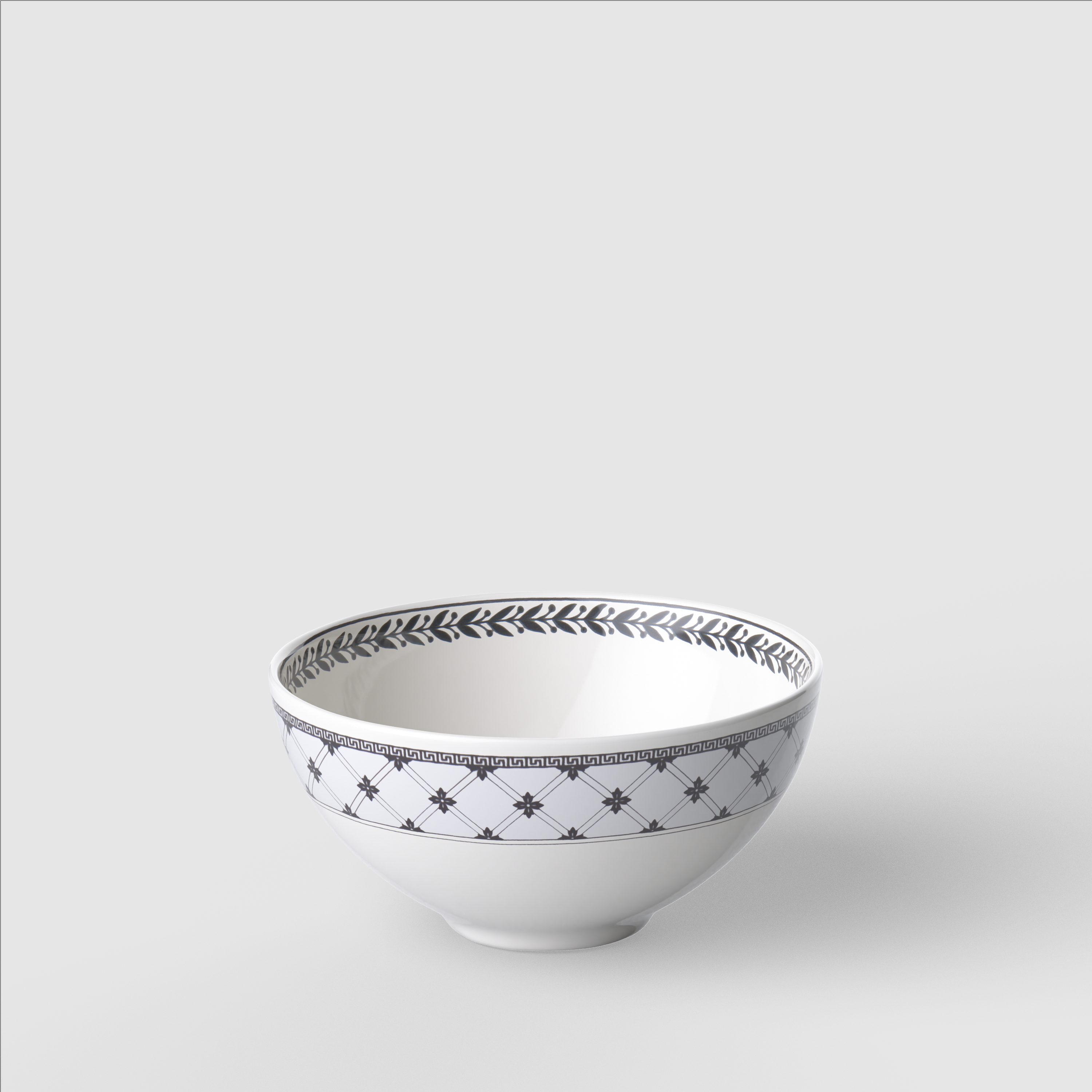 Audun Dessert bowl Multi-colored, 5.1 oz, Premium Porcelain