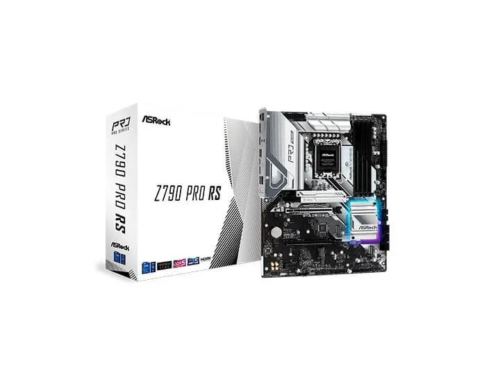 ASRock Z790 PRO RS - Bundkort - LGA1700 sokkel - Z790 chipset - onboard grafik (CPU påkrævet) - HD Audio (8-kanaler)