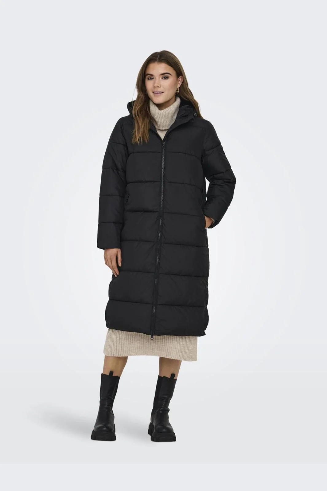 Only Onlmontana Long Puffer Jacket 3584051 black