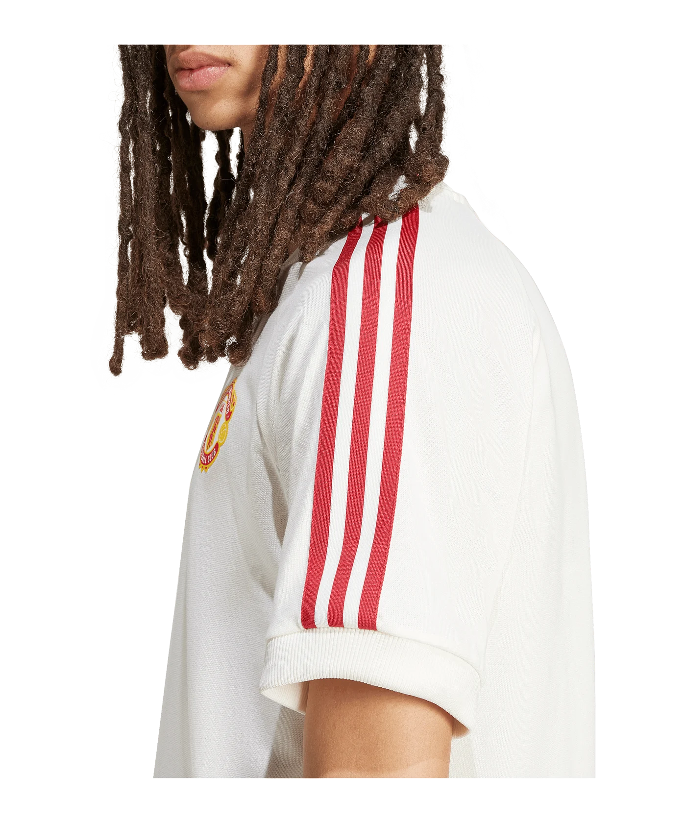 adidas Originals Manchester United 3S T-Shirt Weiss