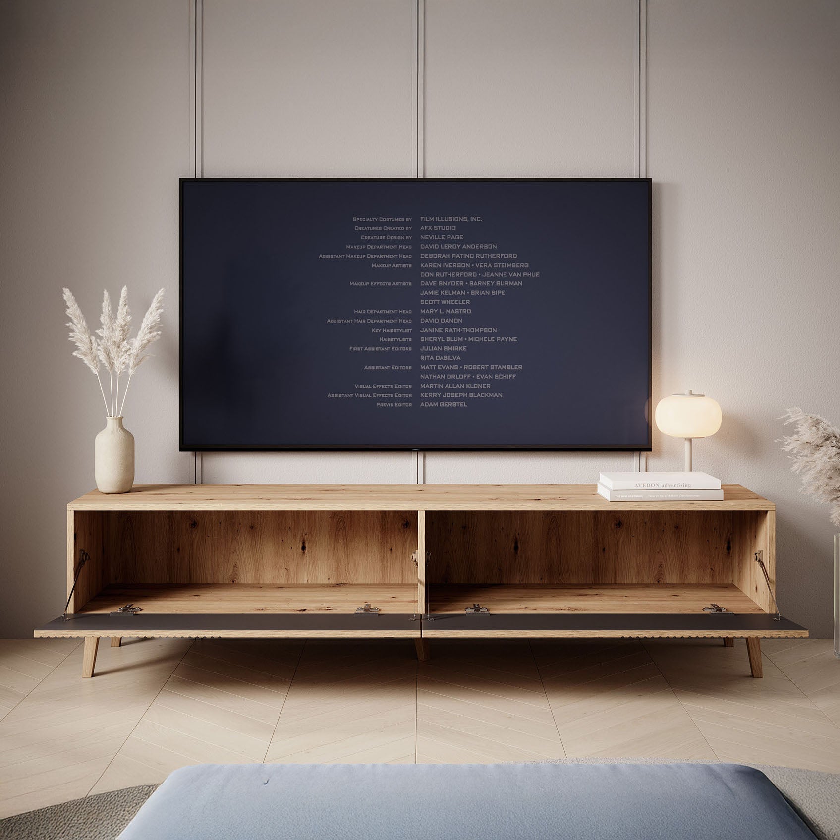Meubella - TV-Meubel Bali - Eiken - 180 cm