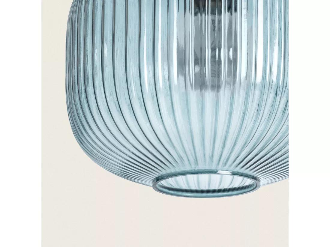 Suspension Verre Modra Bleu