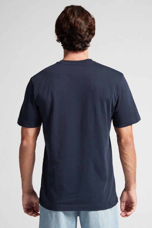 Camiseta de malha de algodão