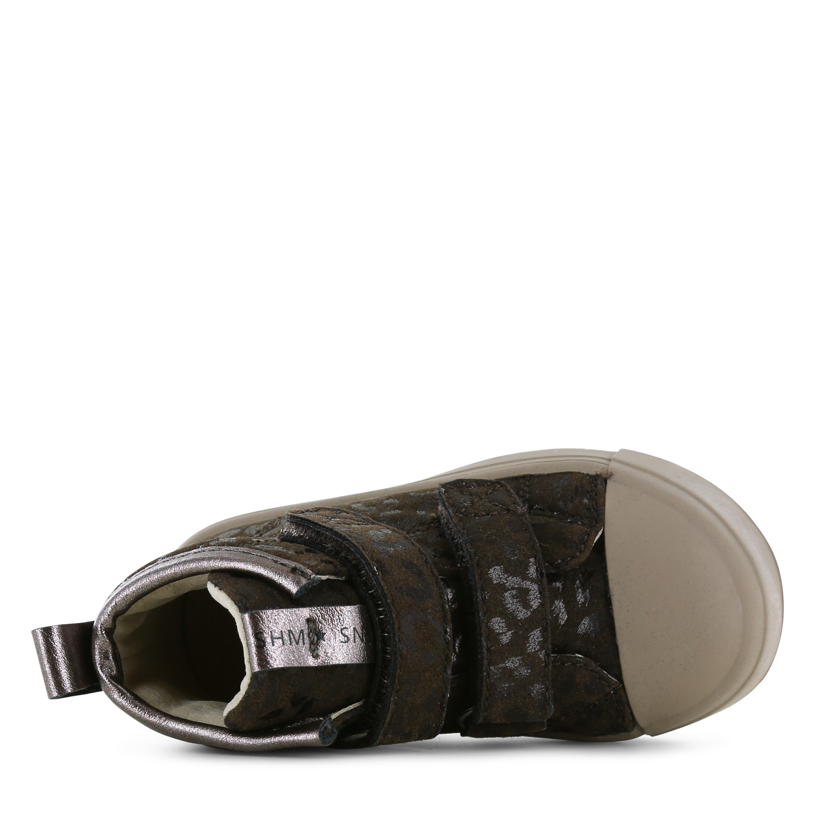 Shoesme donkerbruine klittenbandboot Microfiber leer, Suède | Meisjes schoe