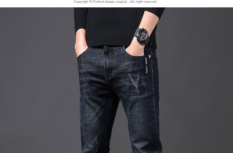 Nataro - Slim Fit Jeans met middelhoge taille