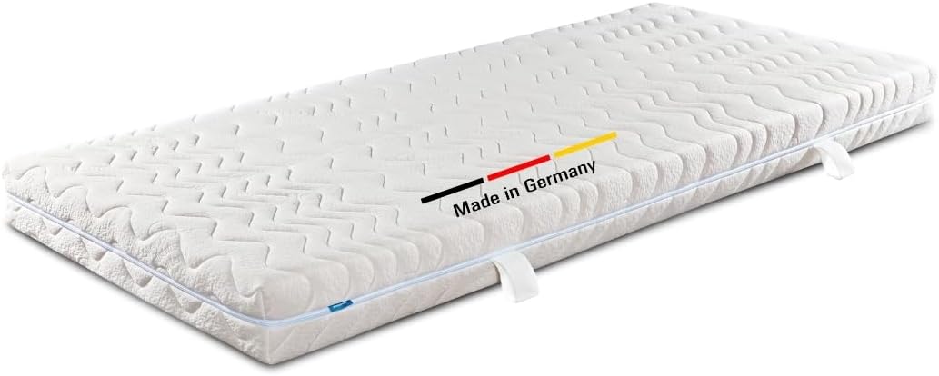 Natura Latexmatratze | 7-Zonen Matratze aus 100% Naturlatex | Härtegrad H3 ab 80 kg mittelhart | Höhe 17 cm | Öko-Tex Zertifiziert | Made in Germany