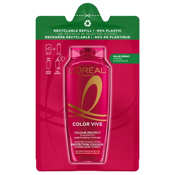 L'Oréal Paris Color Vive Eco-recharge Shampooing Protection Couleur 250 mL