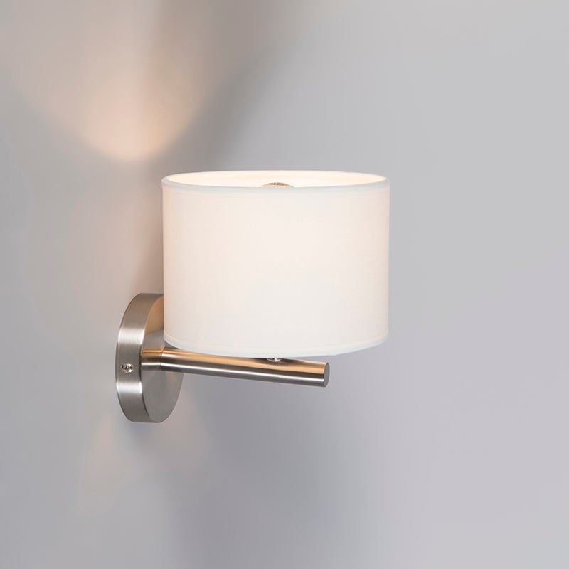 Moderne witte ronde wandlamp - VT 1
