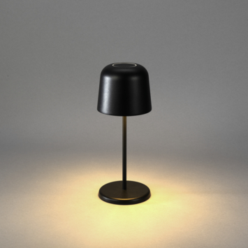 KonstSmide tafellamp Biot 3,1W oplaadbare LED verlichting zwart