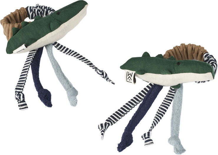 Liewood Willy Rattles 2-pack Garden green