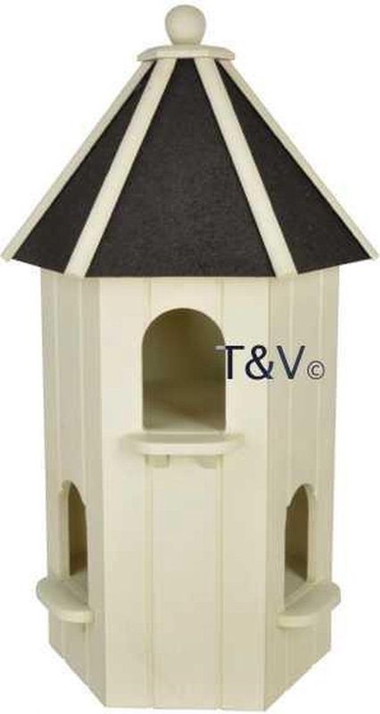 Esschert Design - Duiventil - Wit - Vurenhout - Vogelhuis
