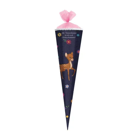 Herlitz Schultüte Rehkitz, eckig, 85 cm