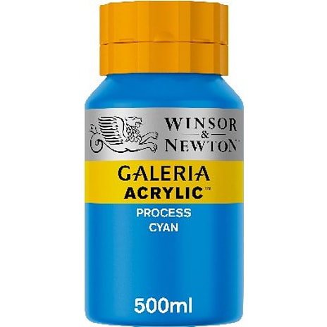 Galeria akrylmaling 500 ml - Process Cyan