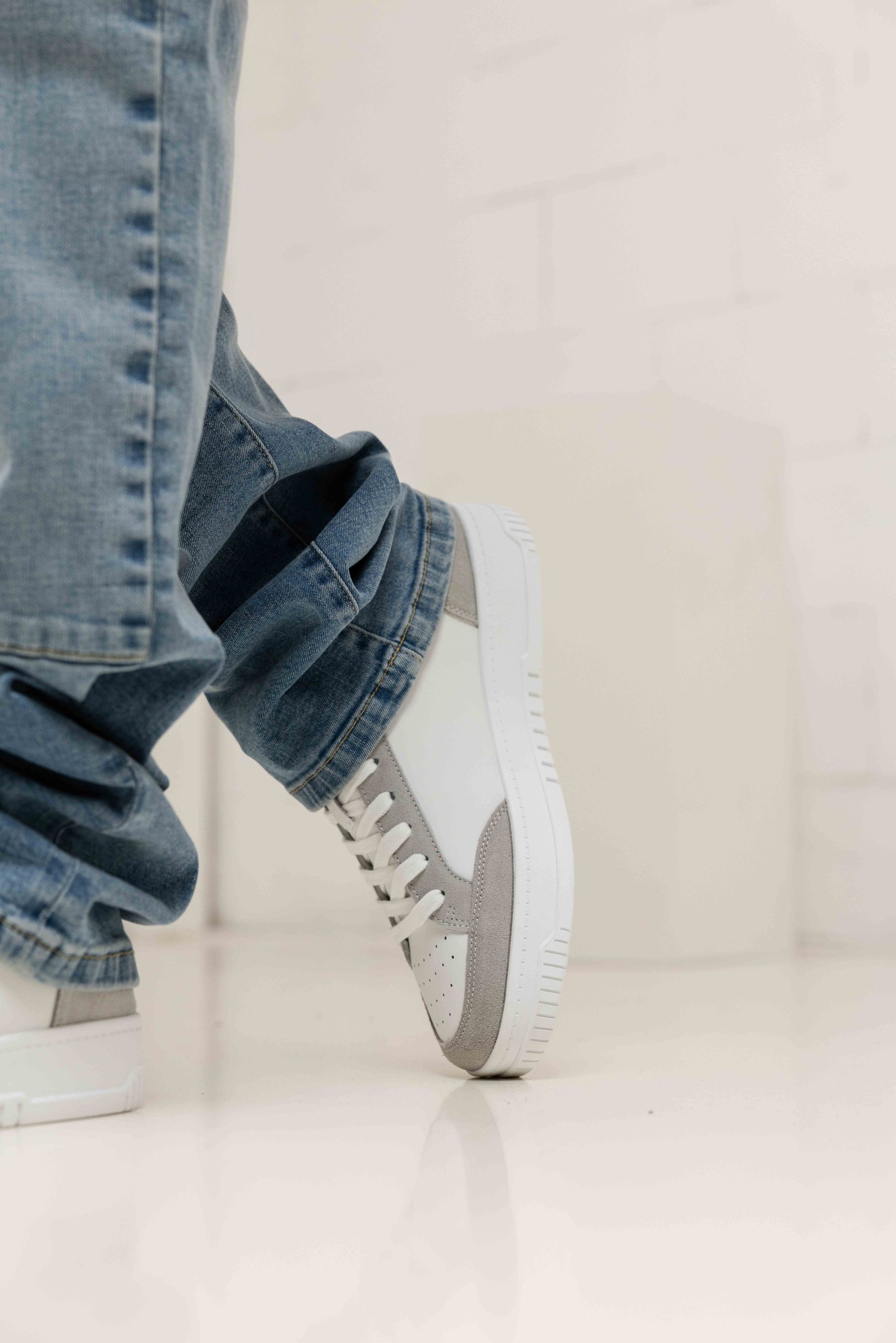 Lyle & Scott Culross 02 Sneakers Heren Wit/Grijs