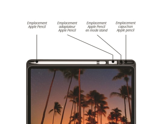 MOOOV - Coque smartphone Etui folio office pour ipad pro 11 2020 / air 2020 - noir