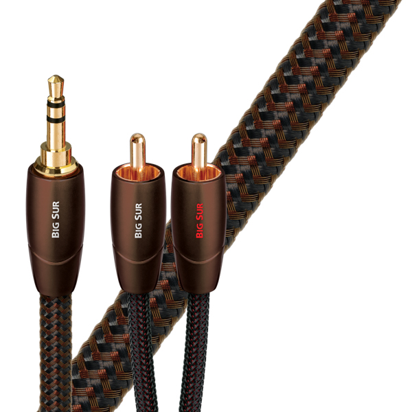 AudioQuest Big Sur – exclusieve stereo-mini-jack-naar-RCA-kabel