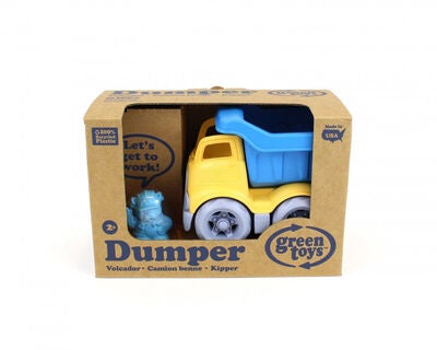 Green Toys Dumper Anleggsbil, Blå/Gul