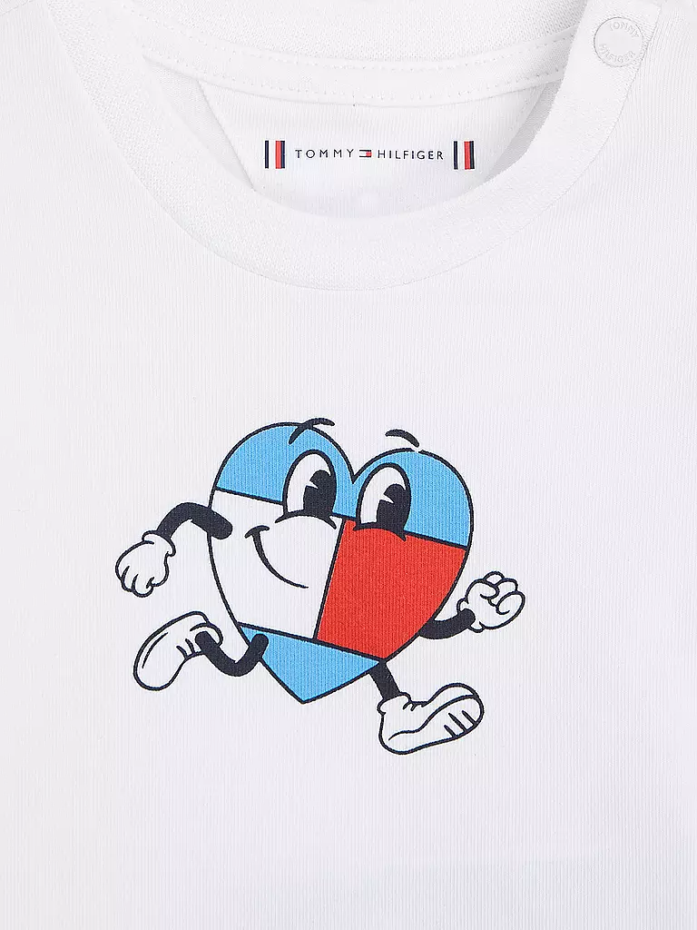 TOMMY HILFIGER Baby Set Kleid T-Shirt Slip  blau