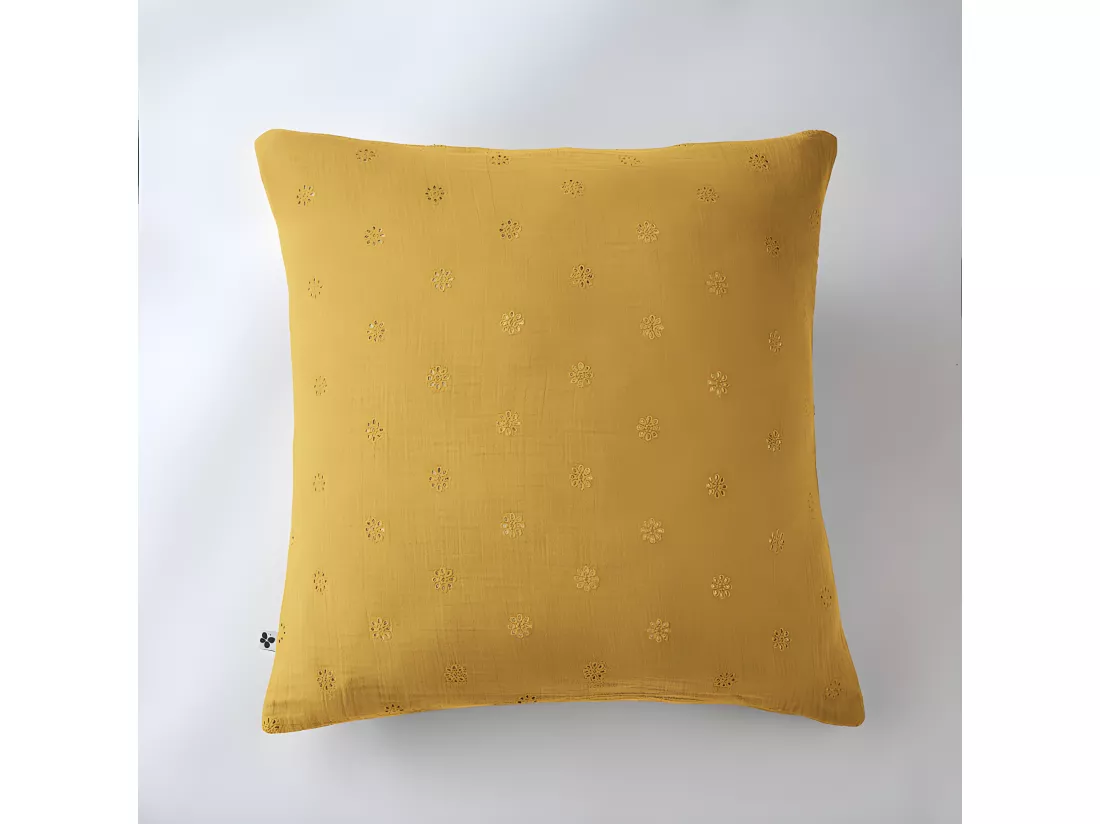 Taie d'oreiller Brodée Déco