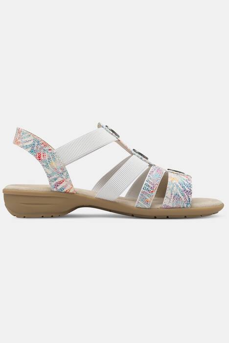 Riemchen-Sandaletten, Jana Softline, vegan, Weite H, schneeweiß