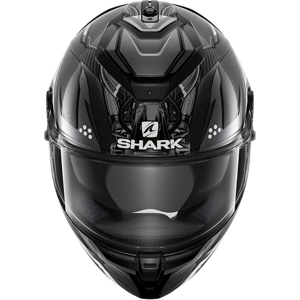 Shark - Casque Spartan GT Carbon Urikan Carbone / Anthracite / Blanc