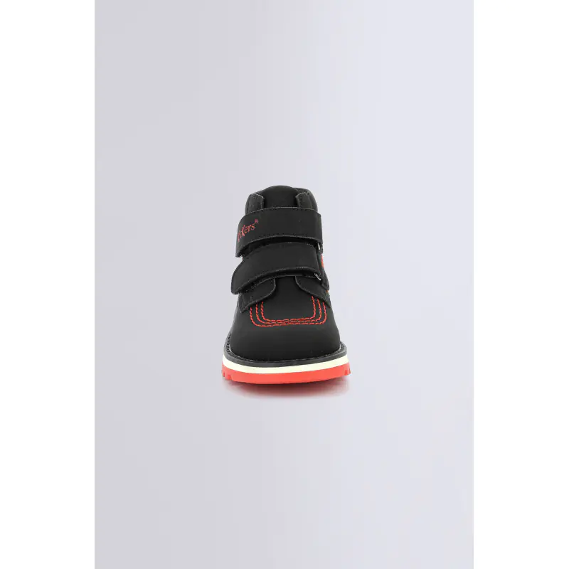KICKFUN NOIR ROUGE BOTTILLONS Synthétique Garçon