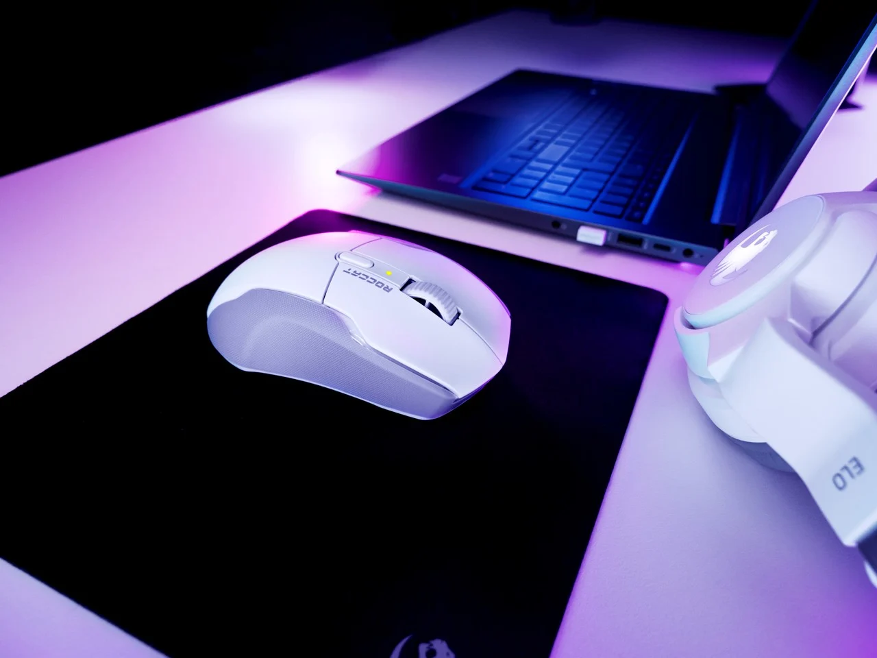 ROCCAT - Kone Air - Wireless Ergonomic Gaming Mouse, White