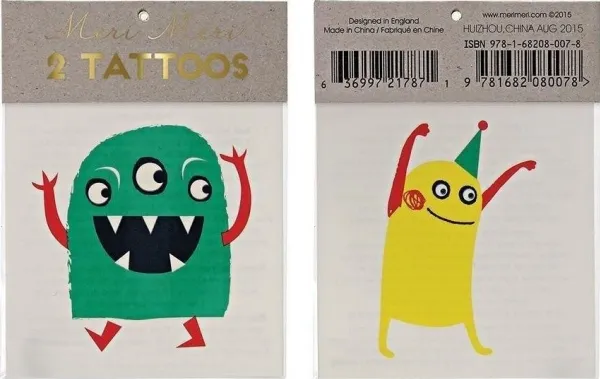 Meri Meri Monster Tattoos