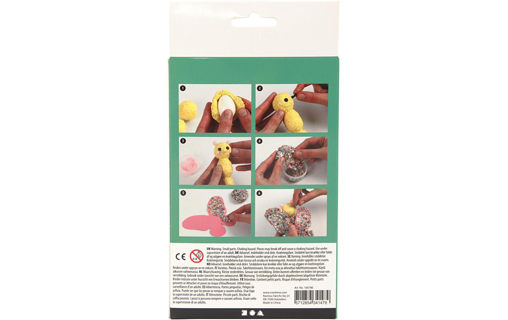 Modellier-Set Silk / Foam Clay Schmetterling, 1 SetBastelset zum Modellieren
